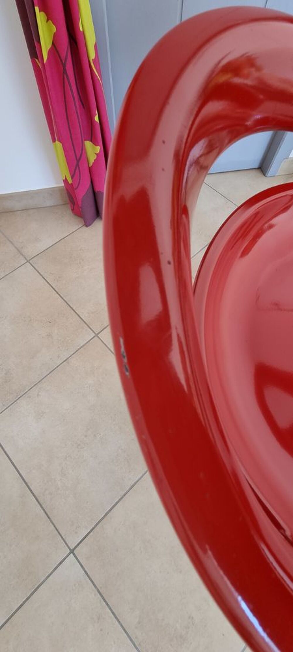 Lot de 2 tabourets rouge Meubles