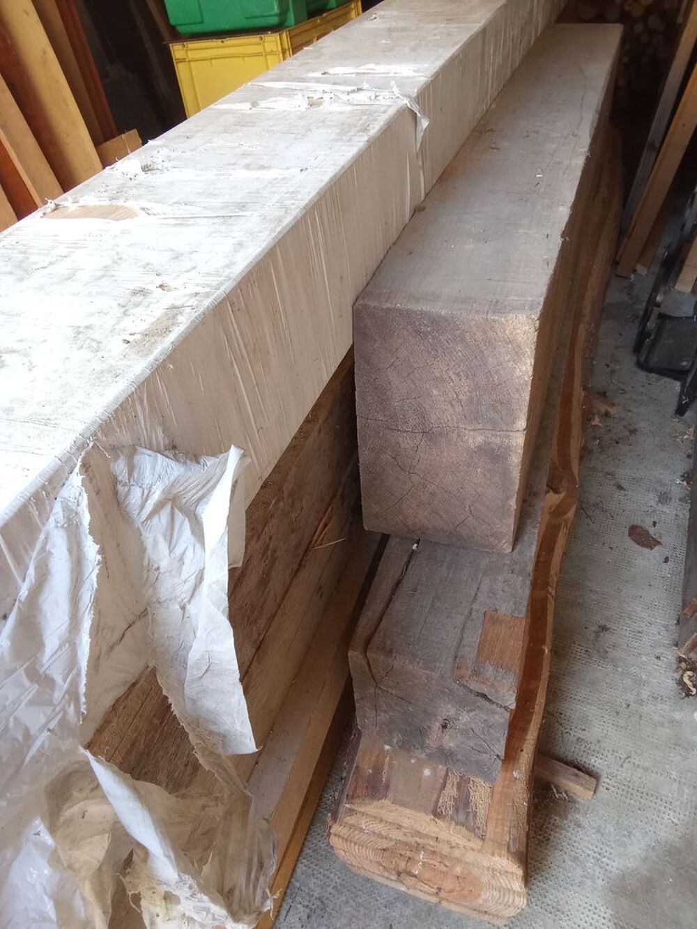 poutres neuves et anciennes en sapin et en chene Bricolage