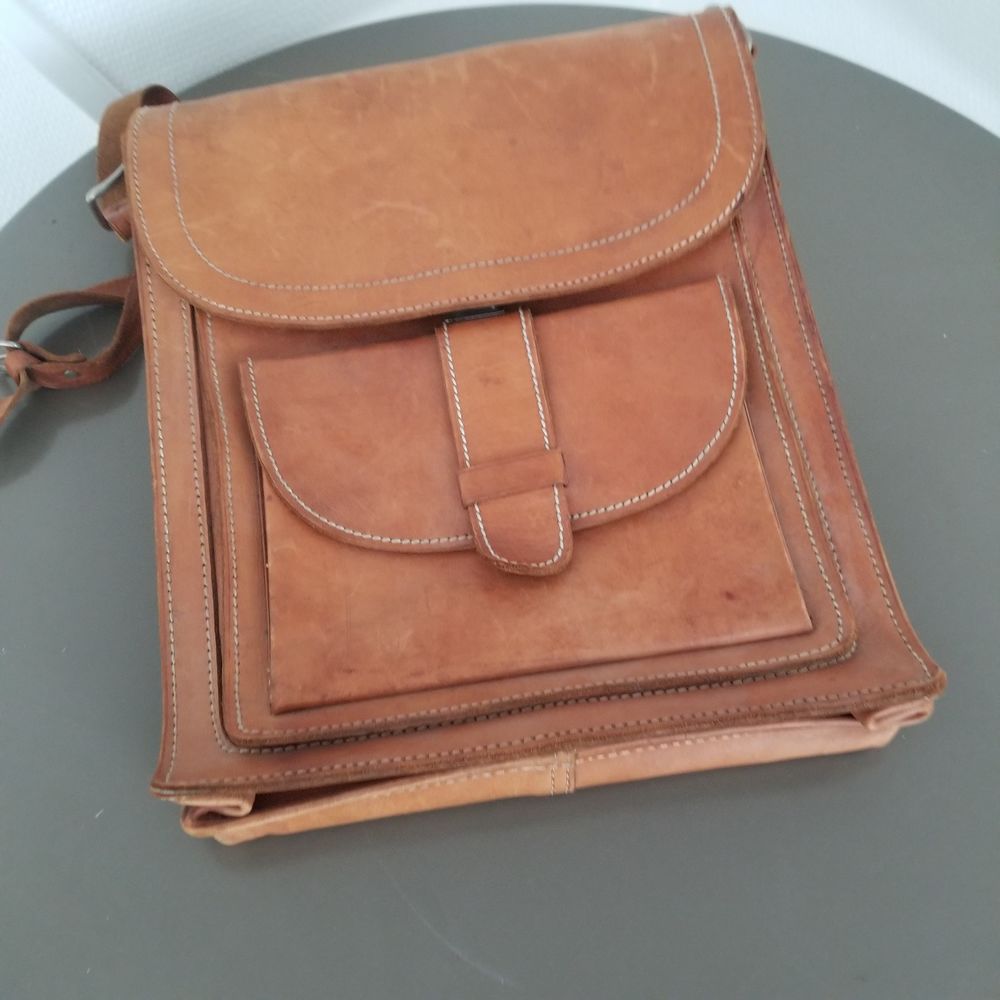 sac vintage en cuir Maroquinerie
