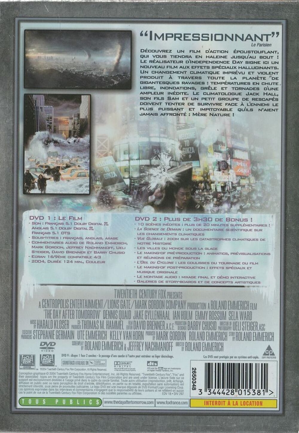 le jour d'apr&egrave;s DVD et blu-ray