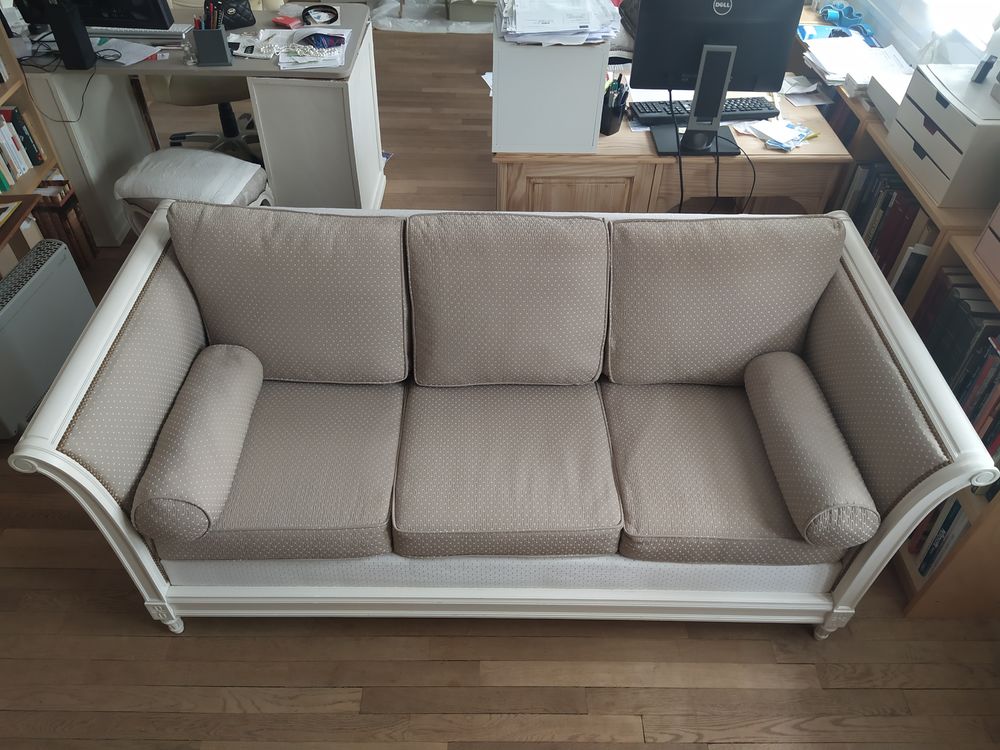 Canap&eacute; classique refait &agrave; neuf par tapissier Meubles