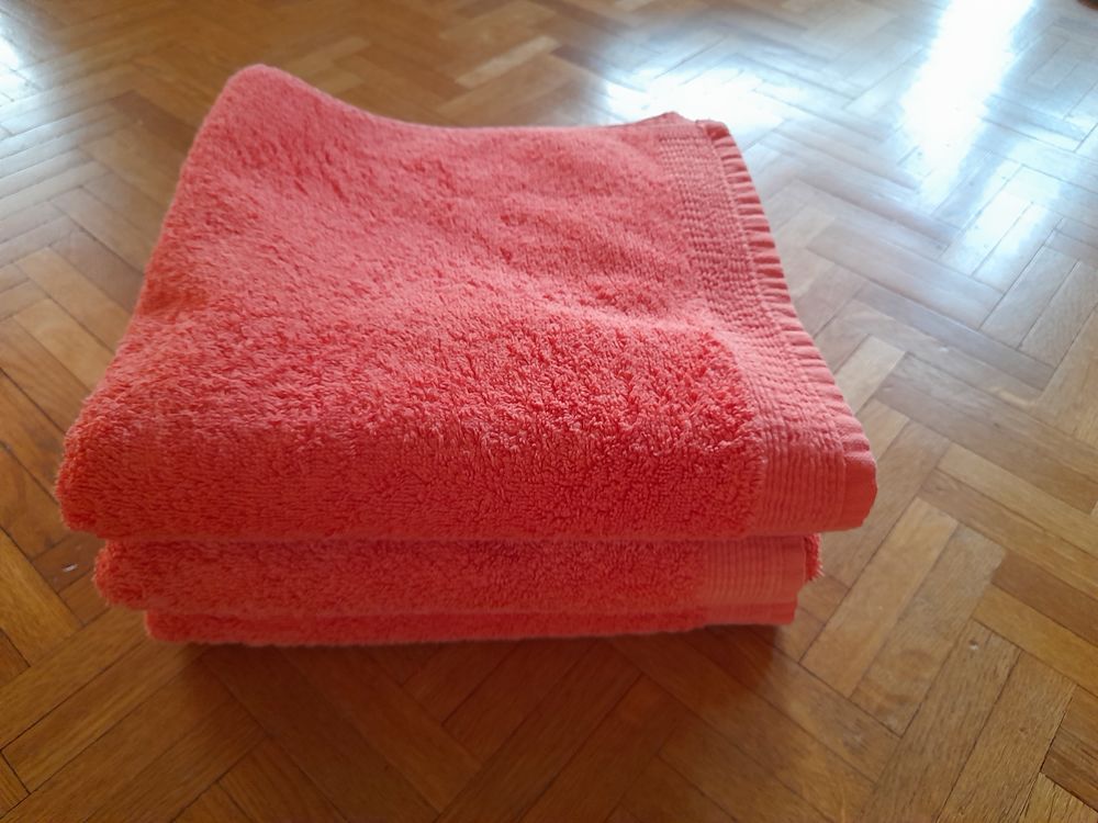 Ensemble serviettes orange Dcoration