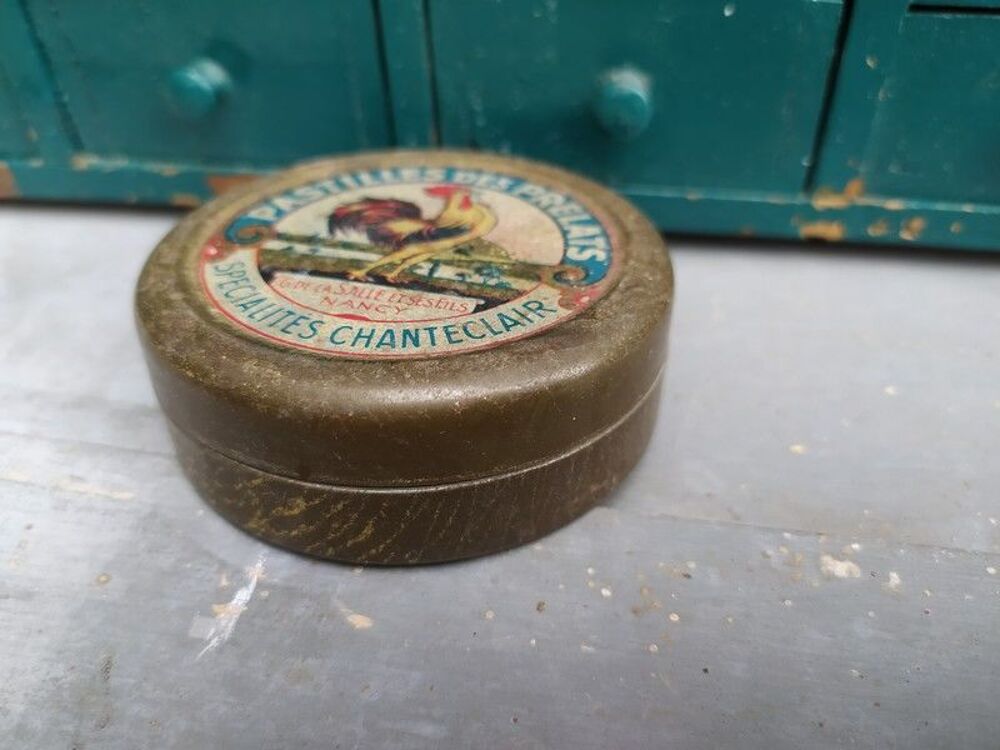 Boite Pub Pastilles des Prelats Collection Pharmacie Nancy 
