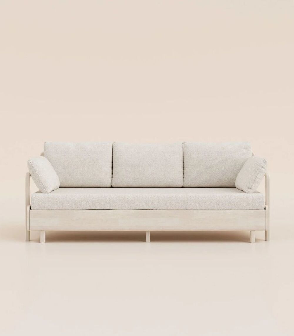 Canap&eacute; Tediber beige ultra confortable &quot; Etat neuf Meubles