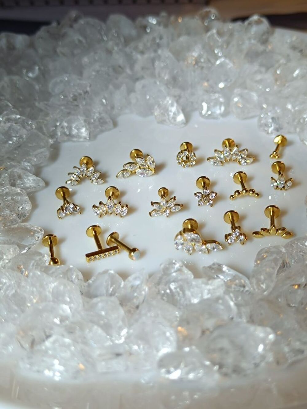 Piercing nombril arcade nez langue sourcil ile aux piercings Bijoux et montres