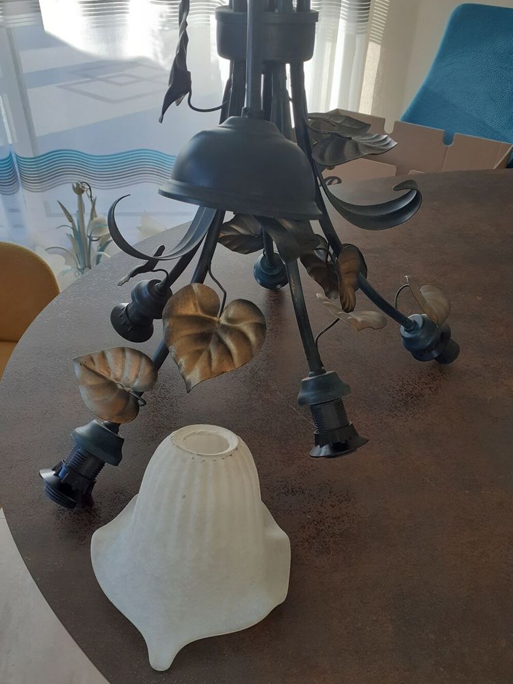 lustre marine et sa lampe Décoration
