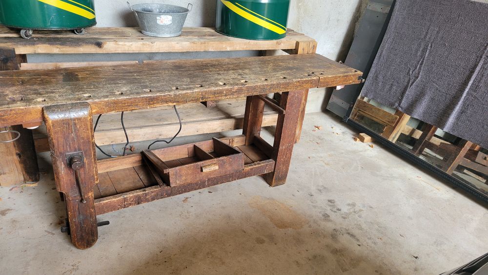 Etabli bois menuisier Décoration