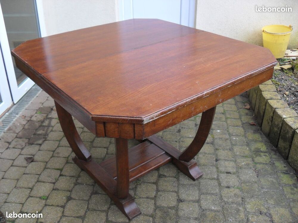 TABLE des Ann&eacute;es 1920 / 1925 en ch&ecirc;ne massif Meubles