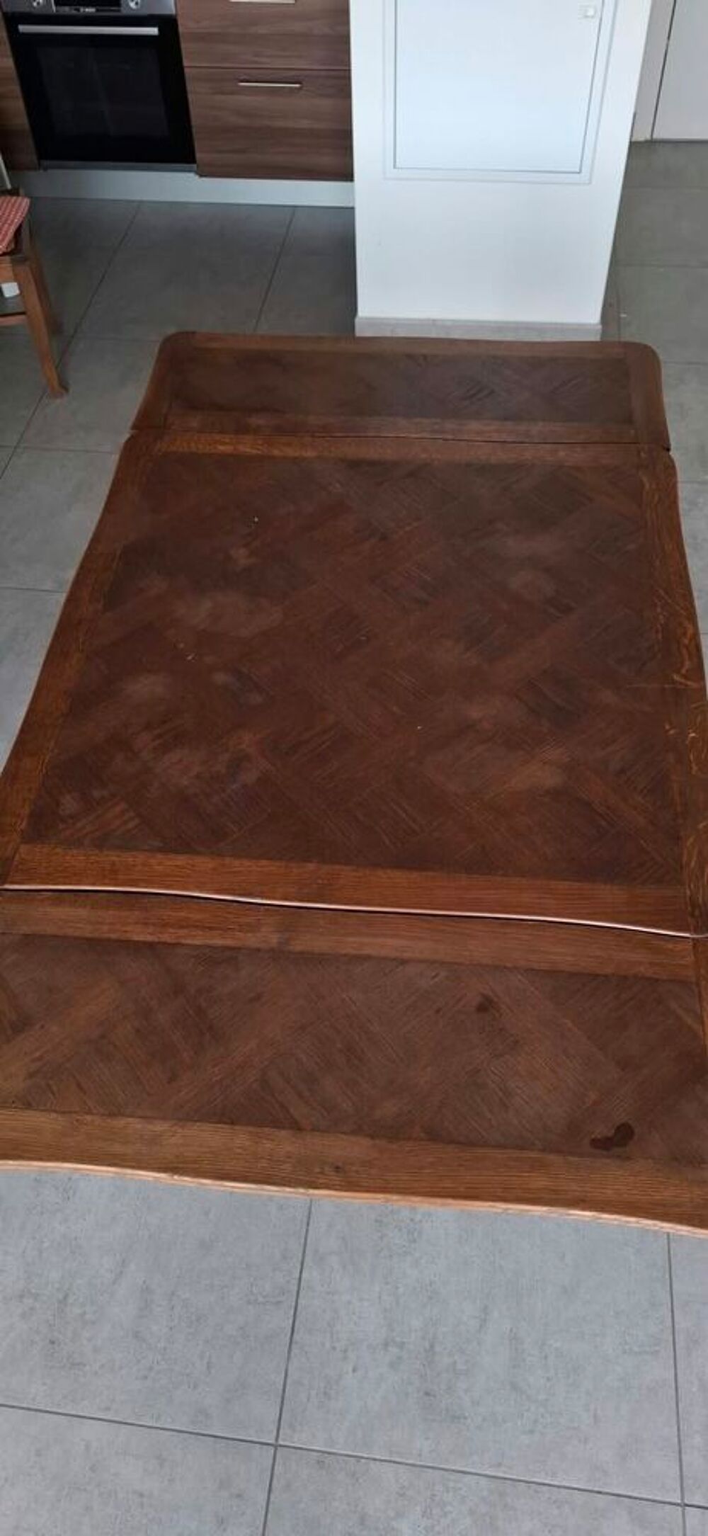Table ancienne en bois ? style Louis XV ? extensible Décoration