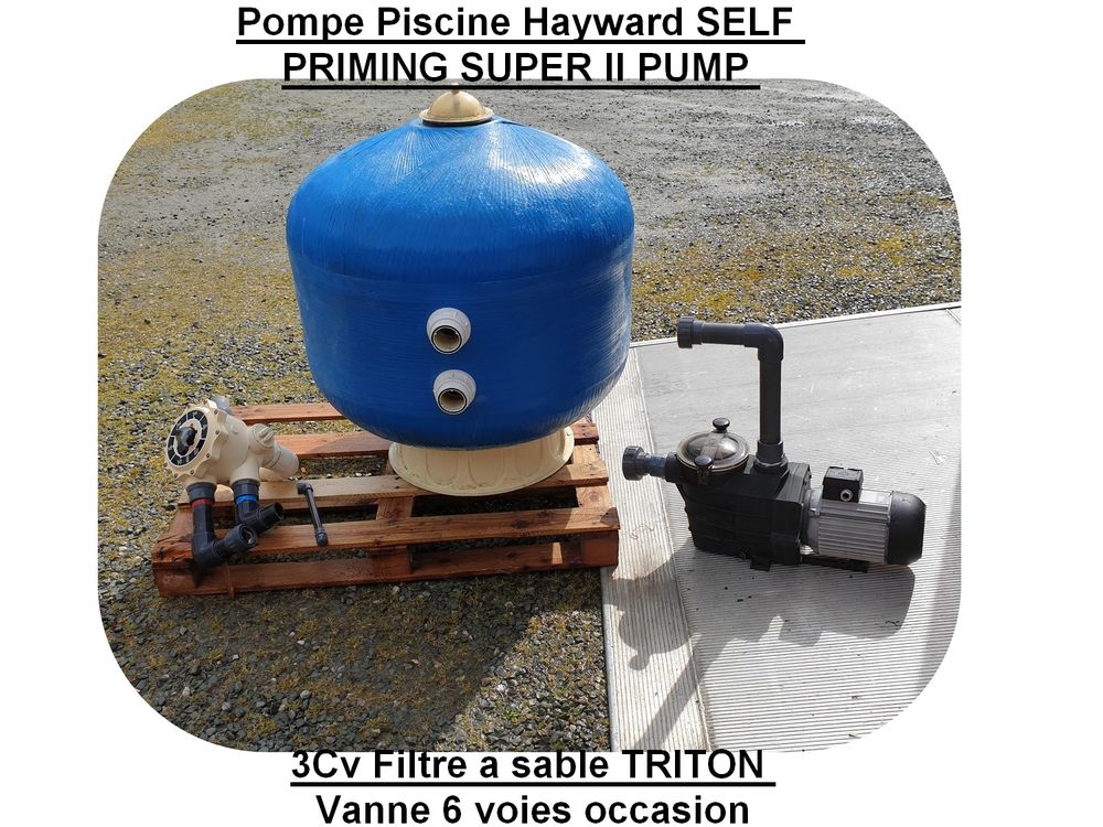 Pompe Piscine Hayward SELF PRIMING SUPER II PUMP 3Cv Filtre Jardin