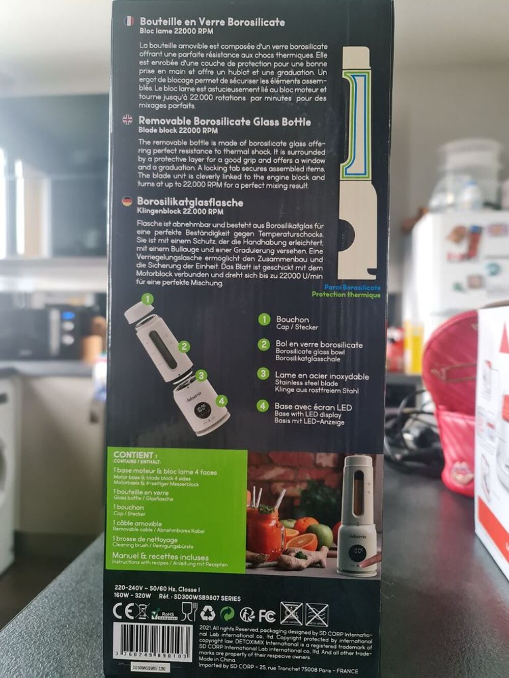 Detoximix (soup blender mini) Electroménager