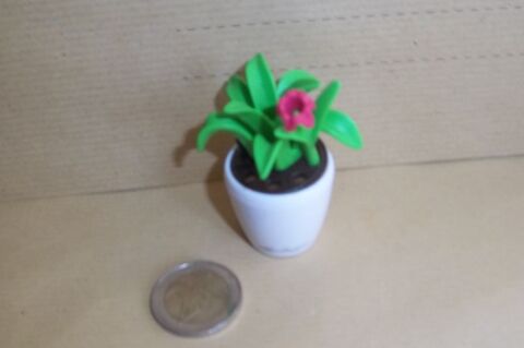 Playmobil POT FLEUR LECHUZA BLANC 2 Colombier-Fontaine (25)