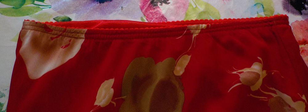 ENSEMBLE CHEMISIER + DEBARDEUR ALEXA'S TAILLE 5 FOND ROUGE Vêtements