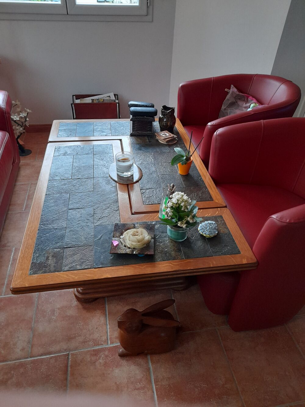 Table basse / bar en bois massif Meubles