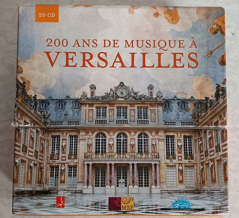 200 ans de musique &agrave; Versailles Coffret 20 CD Box Lully Rame CD et vinyles