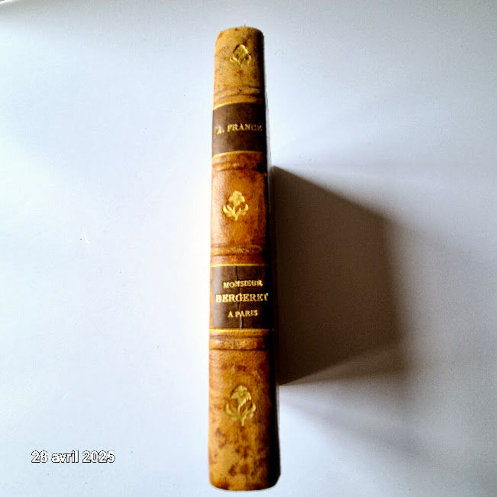 Monsieur Bergeret A Paris par Anatole France; 1923, histoire Livres et BD