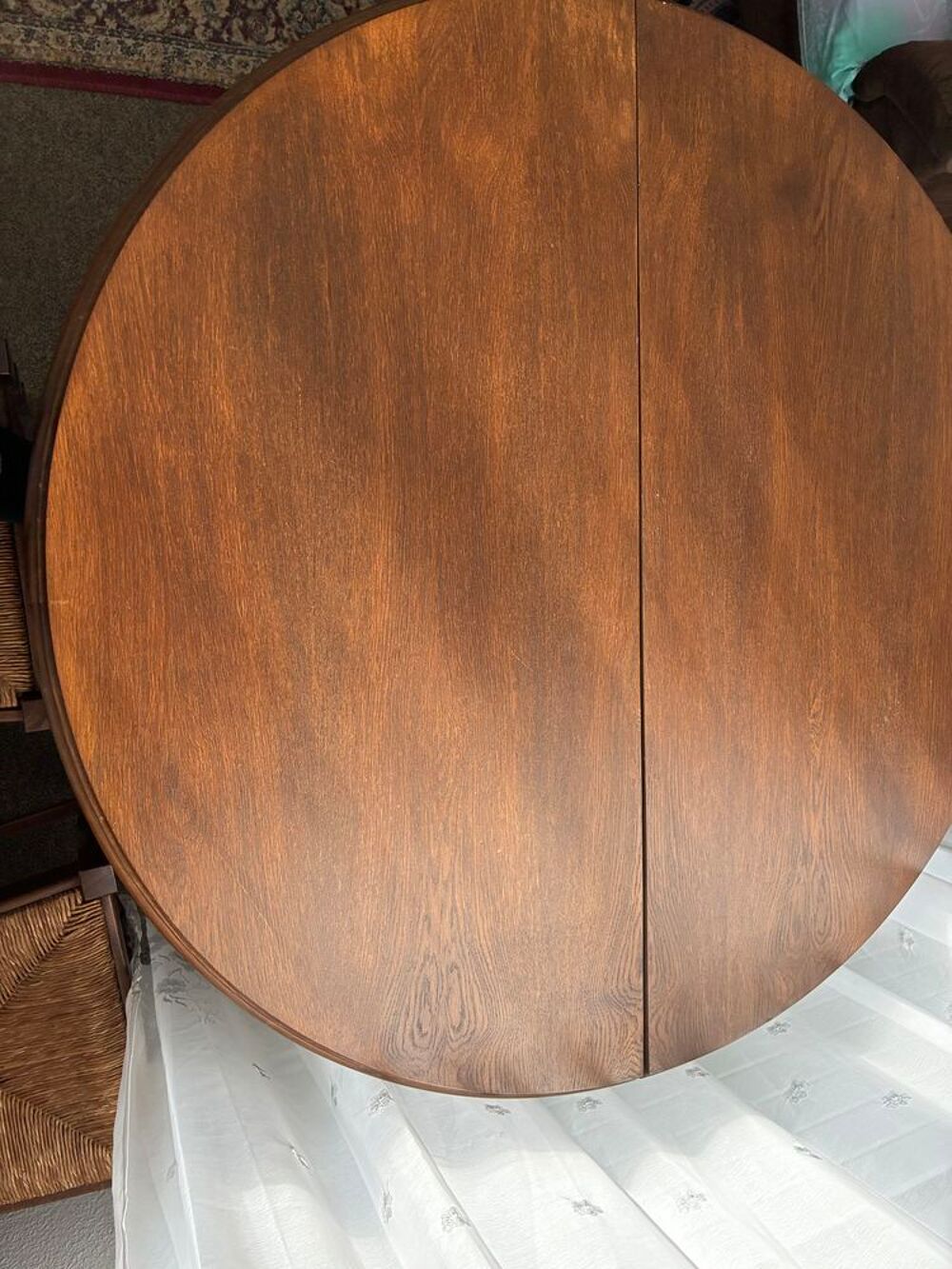 Table ronde en bois pour salon-salle &agrave; manger Meubles