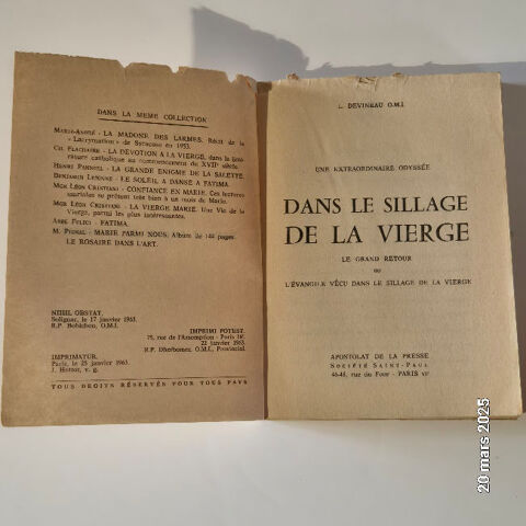 Dans le sillage de la vierge, le grand retour par devineau,  18 Saumur (49)