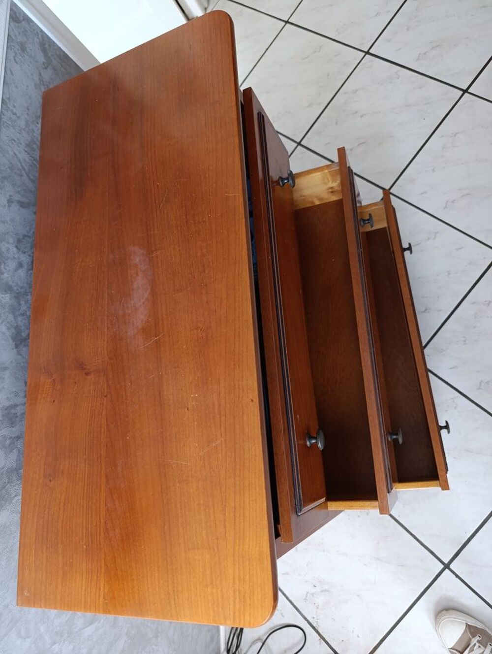 Petite commode 3 tiroirs merisier massif Meubles