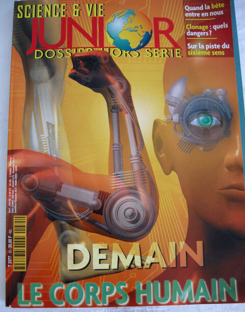  Science et vie junior, anne 1999, dossier Le corps humain 2 Dijon (21)