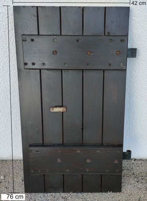 Volet battant bois, l.42 x h.76 cm, 1 vantail -tr�s bon �tat 9 Foncine-le-Haut (39)