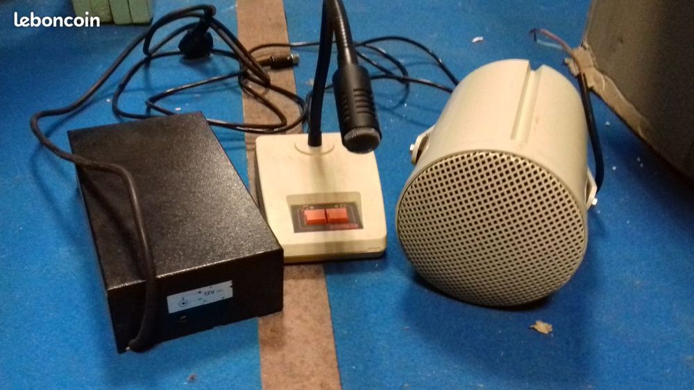 Micro avec alimentation + haut parleur Audio et hifi