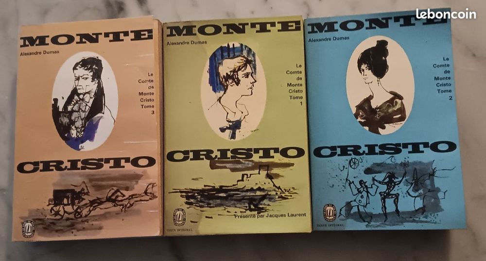 Trilogie Monte cristo Livres et BD
