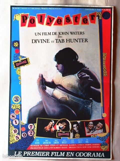 Affiche RARE de cin�ma vintage collection  POLYESTER  40x60 36 Curtafond (01)