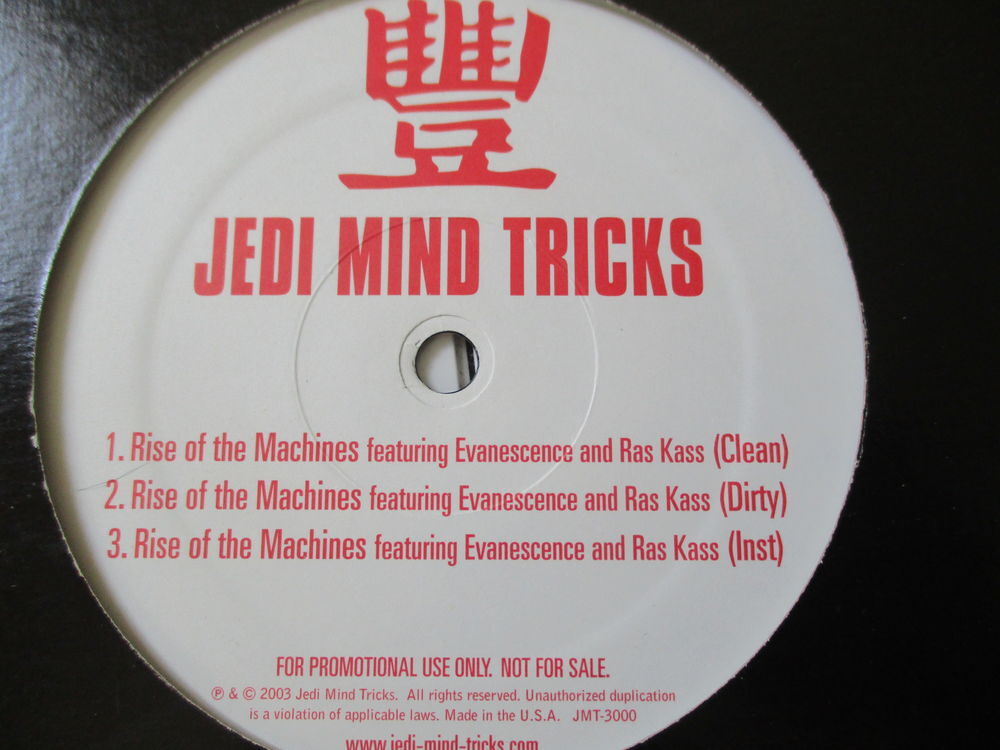 JEDI MIND TRIXKS MAXI 45 TOURS VINNIE PAZ HIP HOP CD et vinyles