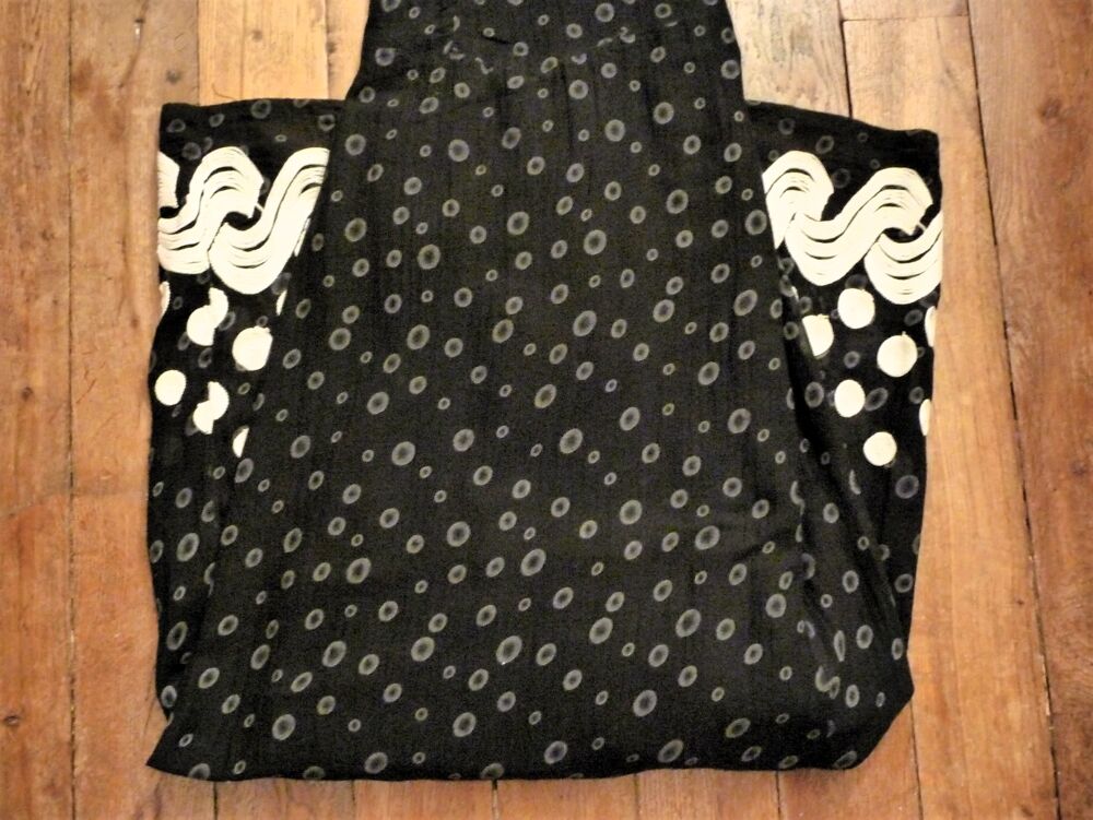Robe Longue Dos Nu en 100% Coton Noir et Blanc- Promod Vêtements