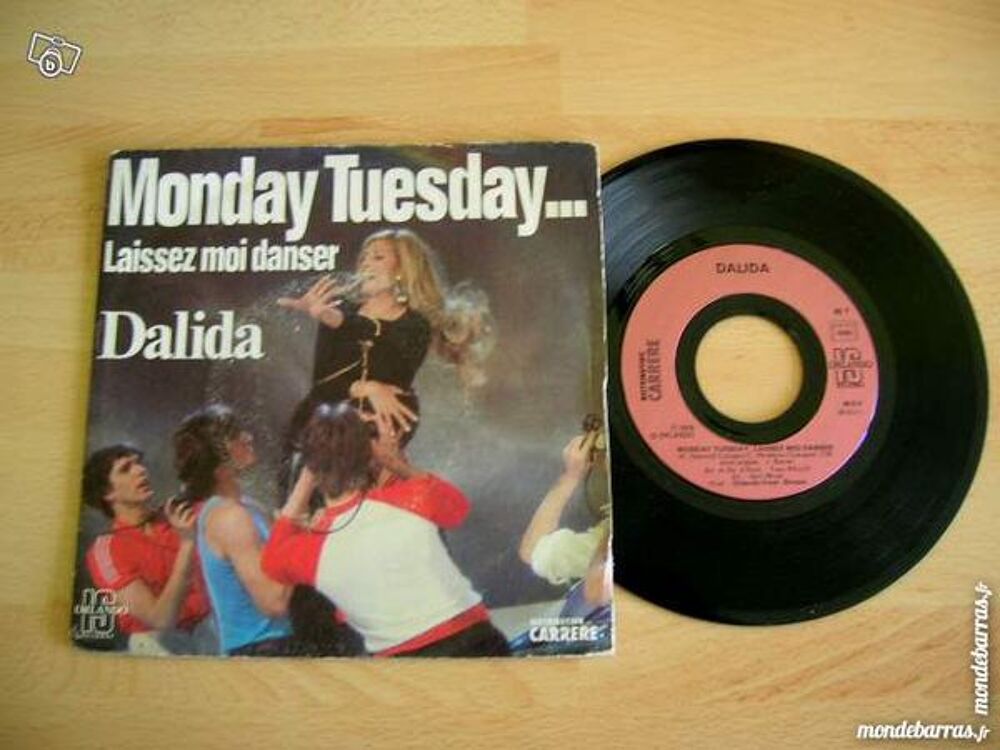 45 TOURS DALIDA Monday Tuesday...Laissez moi danse CD et vinyles