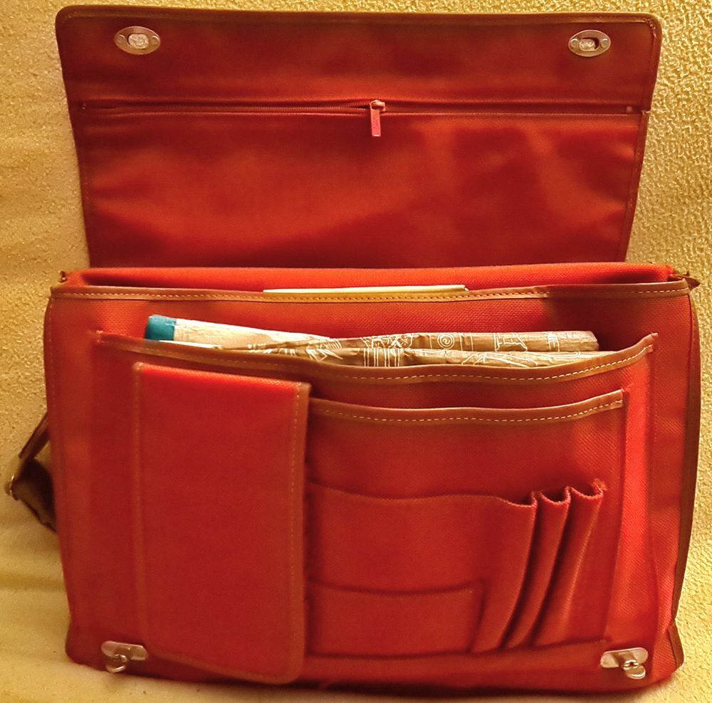 Sac LANCEL rouge Maroquinerie