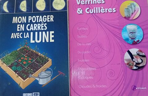 2 Livres  Mon Potager en Carr�s et Verrines Accompagnantes   3 Saint-Dizier (52)