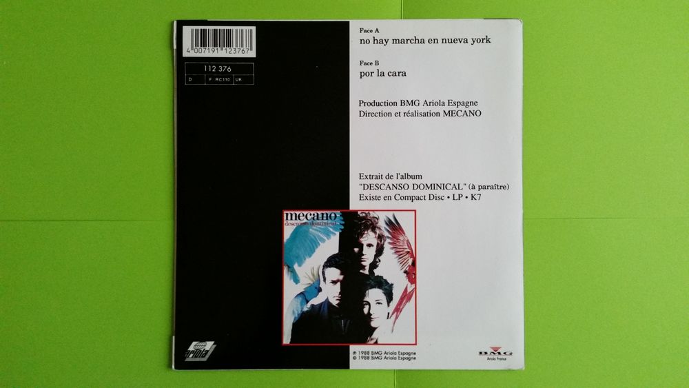 MECANO CD et vinyles