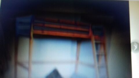 lit mezzanine haut de gamme en pin massif 90 Aubagne (13)
