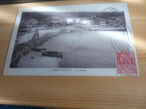 CARTE POSTALE ANCIENNE ENVIRON 1930 CARRY LE ROUET LA PLAGE 50 Levainville (28)