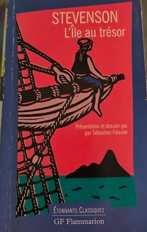 Livre L'Île au trésor Stevenson GF Flammarion Sorgues (84)