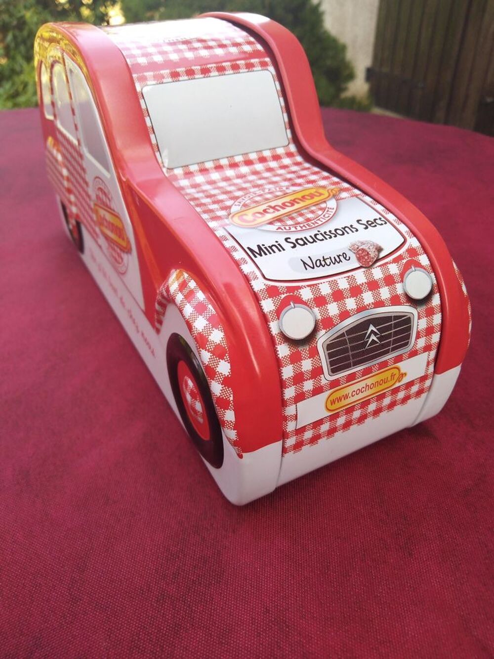 Boite voiture 2CV cochonou 