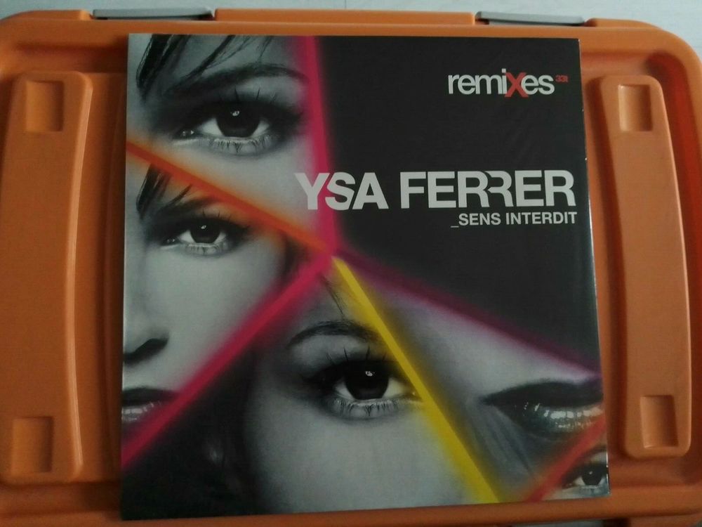 YSA FERRER RARE MAXI 33 TOURS COULEUR ORANGE COLLECTOR "SENS CD et vinyles