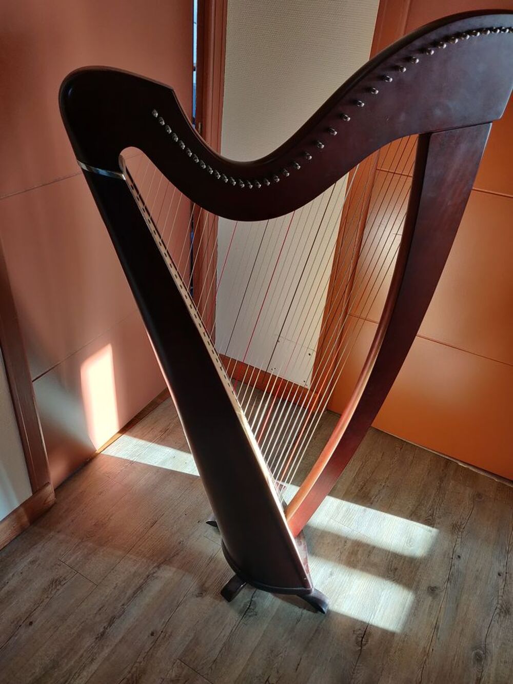 Harpe celtique korrigan+jeu de cordes Instruments de musique