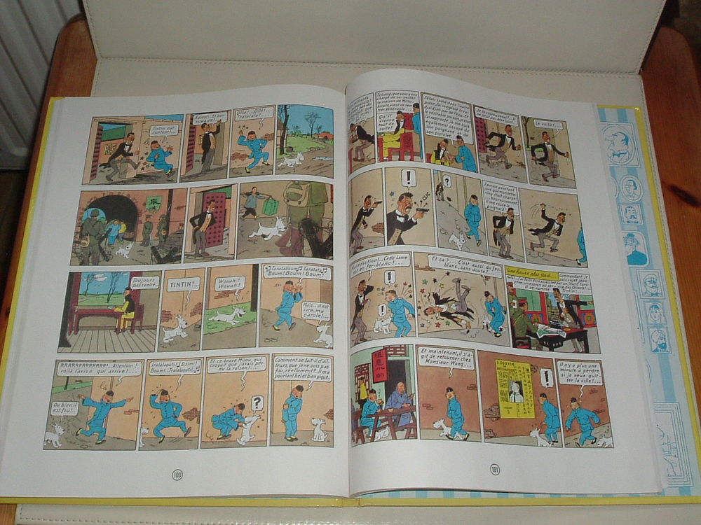 Double Album Tintin " Les Cigares du Pharaons " et " Le Lotu Livres et BD