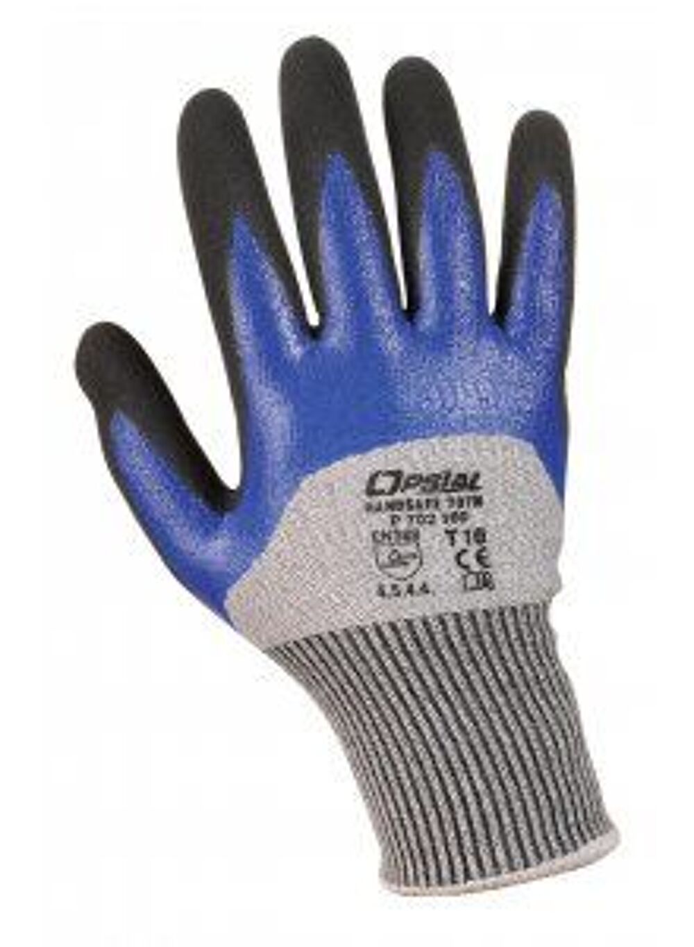 Lot de 10 paires de gants de travail handsafe 707n anti coupure 5 nitrile opsial taille 8 et 10 Bricolage