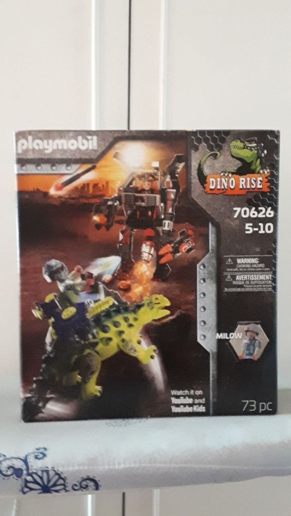 PLAYMOBIL NEUF DINO RISE - SAICHANIA ET ROBOT SOLDAT Jeux / jouets