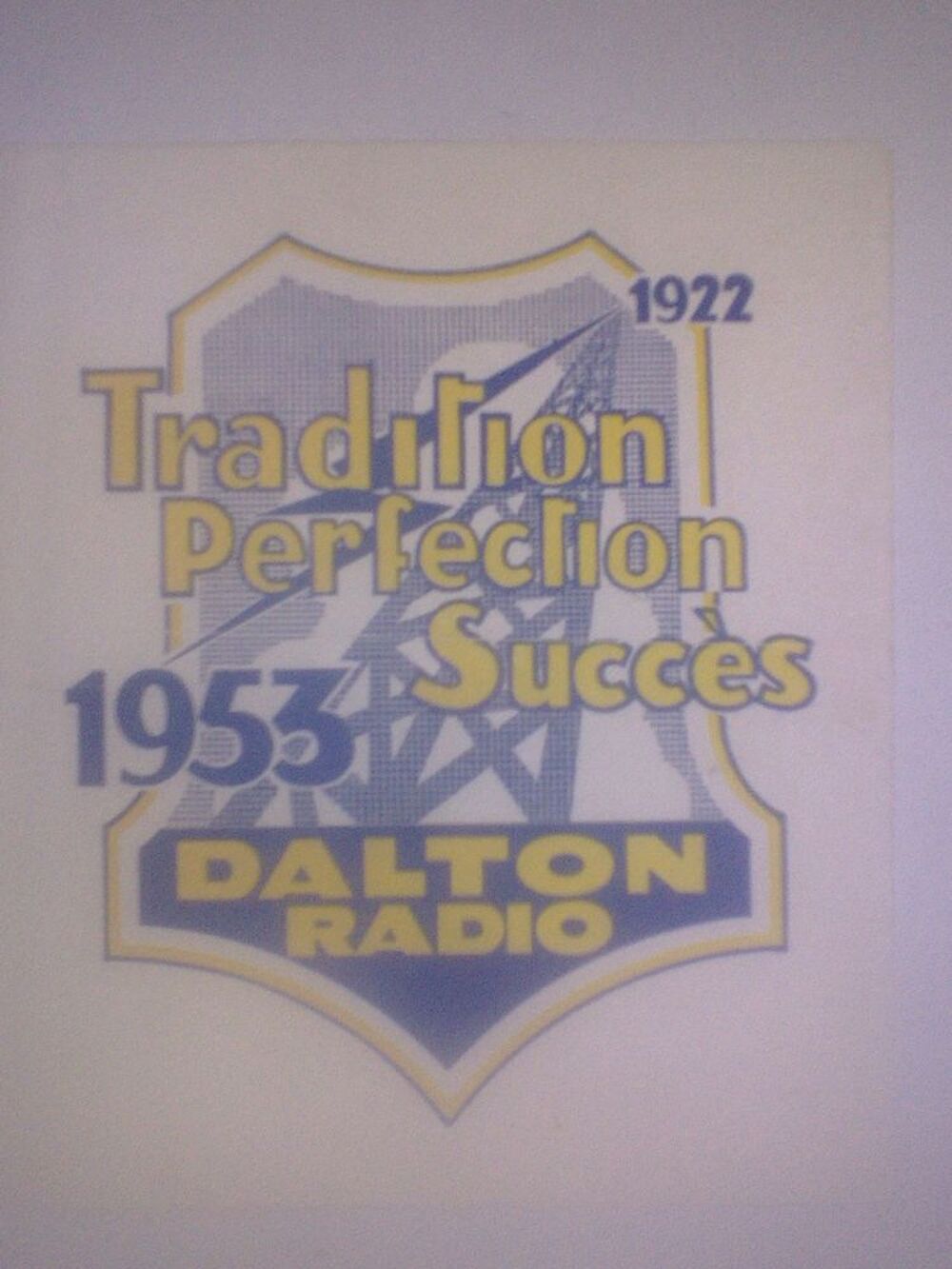 D&eacute;pliant Dalton radio SOCOBANC Toulouse 