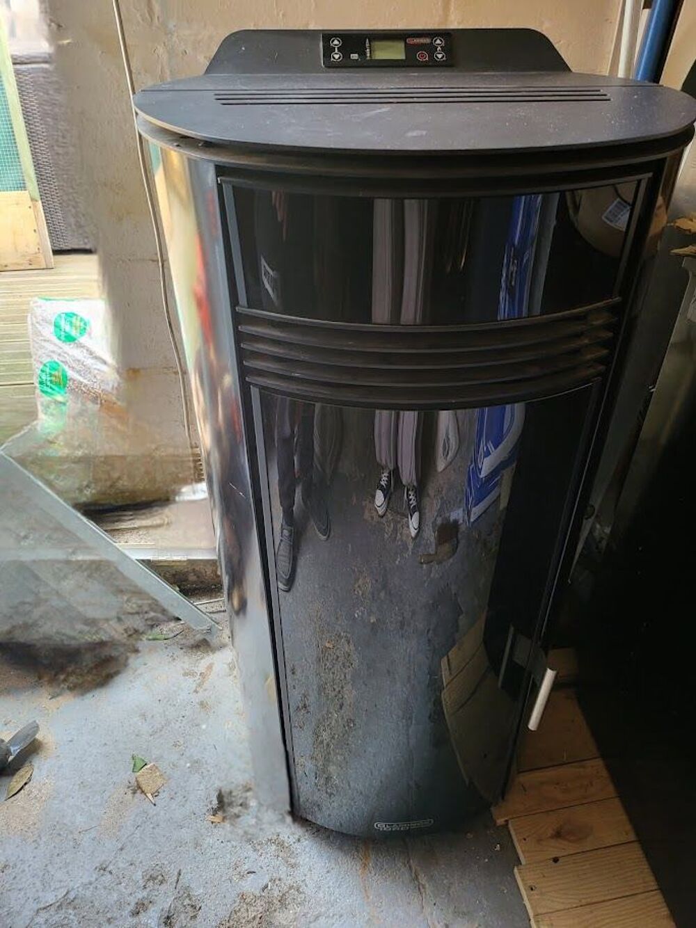 Feu &agrave; pellet Bricolage