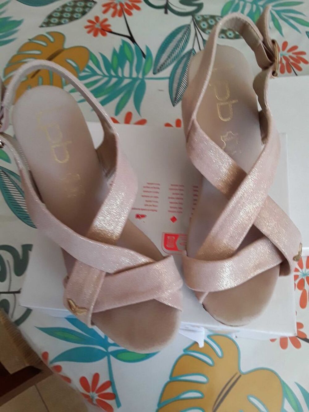 sandales compens&eacute;es Chaussures