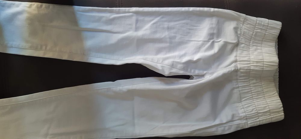 Pantalon Jean slim XS Femme blanc Vêtements