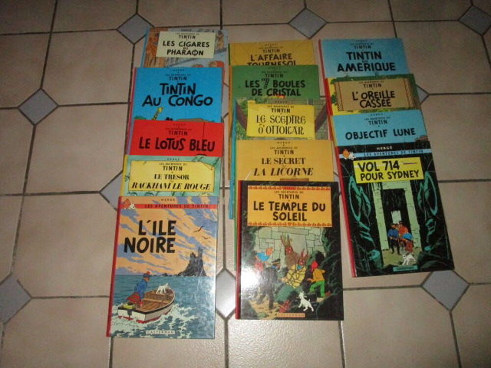 LOT DB TINTIN ET MILOU Livres et BD