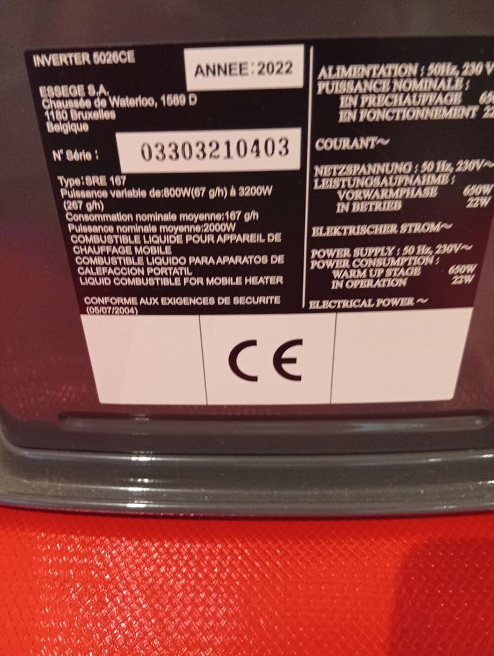 CHAUFFAGE APPOINT Electrom�nager