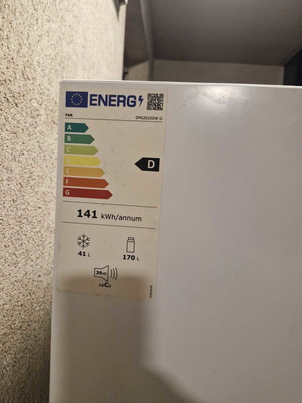 r&eacute;frig&eacute;rateur Electroménager